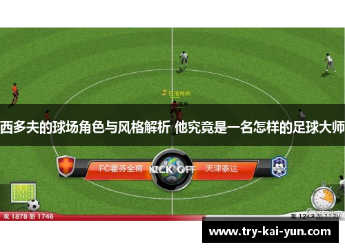西多夫的球场角色与风格解析 他究竟是一名怎样的足球大师